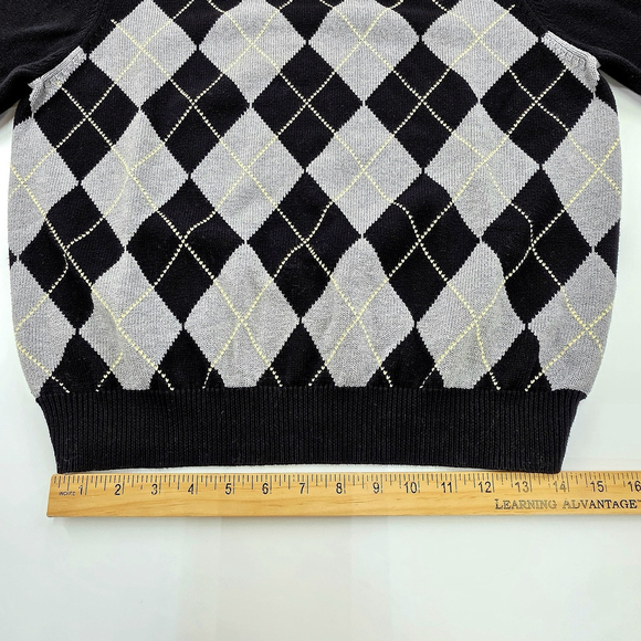 Ivy League Brooks Brothers Argyle Supima Cotton Sweater Men’s Medium - Picture 9 of 12